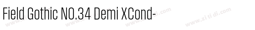 Field Gothic NO.34 Demi XCond字体转换 Field Gothic NO.34 Demi XCond字体转换